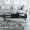 Vassel Coffee Table, Four Legs, Two Shelves