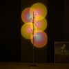 5-Head Projector Sunset Floor Lamp, Rainbow Ambient Night Light, Modern Minimalist Floor Lights for Bedroom Living Room Holiday Gifts