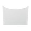Plastic Utility Storage Bin 12 Qt Narrow Rectangle with Carrying Handles, Clear