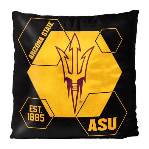 Arizona State OFFICIAL NHL "Connector" Double Sided Velvet Pillow; 16" x 16"