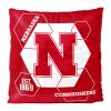 Nebraska OFFICIAL NHL "Connector" Double Sided Velvet Pillow; 16" x 16"
