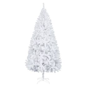 8ft Flocking Tied Light 1349 Branches Christmas Tree