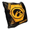Iowa OFFICIAL NHL "Connector" Double Sided Velvet Pillow; 16" x 16"