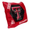Texas Tech OFFICIAL NHL "Connector" Double Sided Velvet Pillow; 16" x 16"