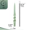 Spiral Taper Candle Green Candlesticks - Set of 4 Gedengni Colorful Tapered Candles Unscented Candle Sticks for Home Décor Weddings Festive Holiday