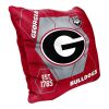 Georgia OFFICIAL NHL "Connector" Double Sided Velvet Pillow; 16" x 16"