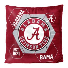 Alabama OFFICIAL NHL "Connector" Double Sided Velvet Pillow; 16" x 16"