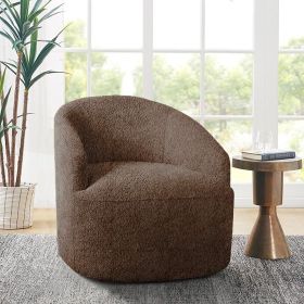 Upholstered 360 Degree Swivel Chair (Color: as Pic)
